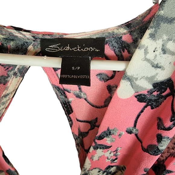 Floral mini dress open back - Picture 3 of 7